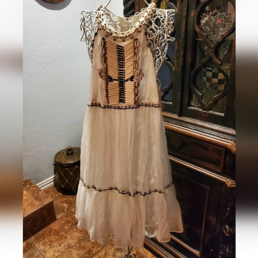 Free People Dress Sz Xs  Beaded